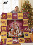 Cleveland Cavaliers Quilt Blanket Ver Christmas