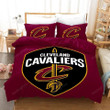 Nba Cleveland Cavaliers Basketball Logo Bedding Set  (Duvet Cover & Pillow Cases)