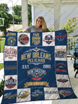 New Orleans Pelicans Quilt Blanket 01