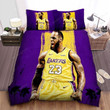 Los Angeles Lakers Lebron James Celebrating Moment Bed Sheet Spread Comforter Duvet Cover Bedding Sets