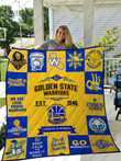 Golden State Warriors Quilt Blanket Ver 17