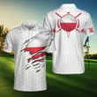 Poland Flag Golfer Unisex Polo Shirt