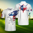 Texas Flag Golfer Unisex Polo Shirt