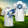 Louisiana Flag Golfer Unisex Polo Shirt