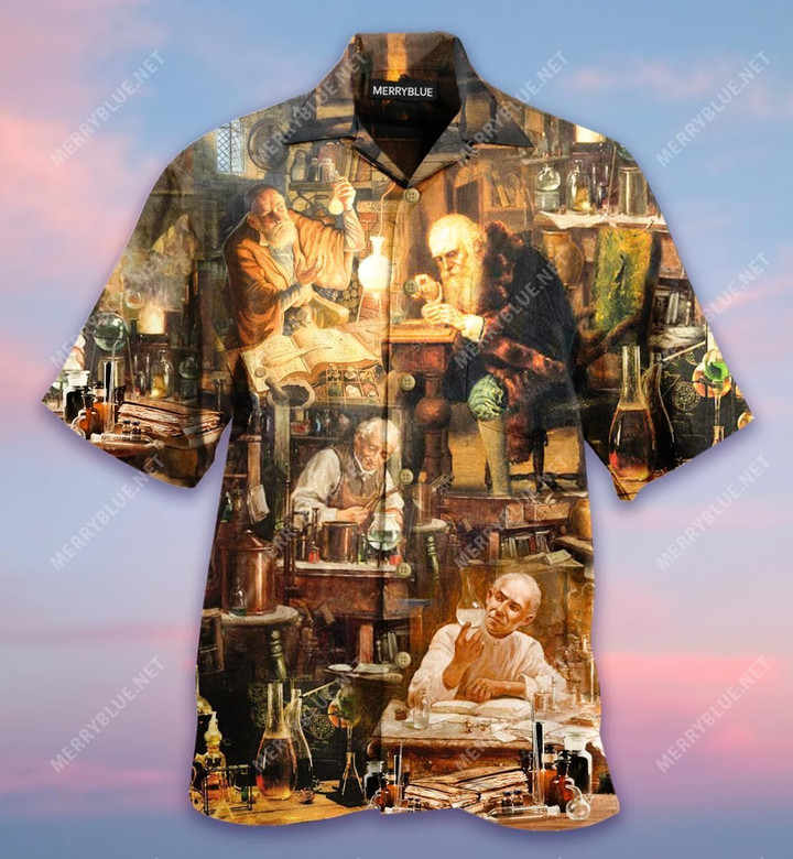 One Thing That You Can't Fake Is Chemistry Aloha Hawaiian Shirt Colorful Short Sleeve Summer Beach Casual Shirt For Men And Women