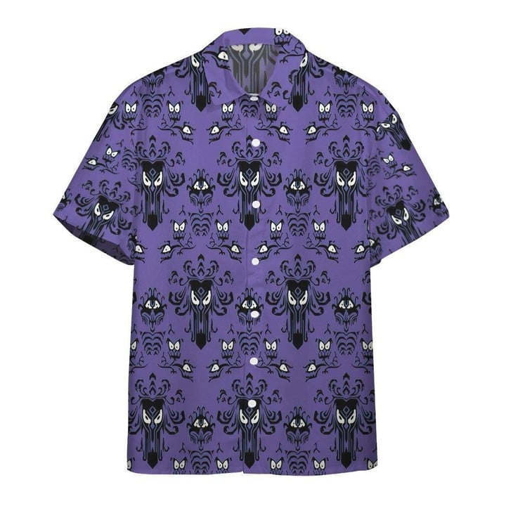 3D Haunted Mansion Aloha Hawaiian Shirt Colorful Short Sleeve Summer Beach Casual Shirt For Men And Women