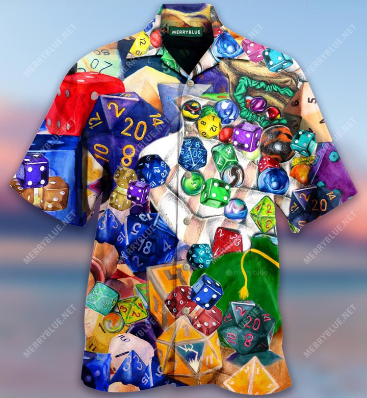 Always Examine The Dice Aloha Hawaiian Shirt Colorful Short Sleeve Summer Beach Casual Shirt For Men And Women