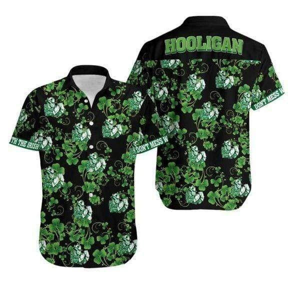 Irish Saint Patrick Day Aloha Hawaiian Shirt Colorful Short Sleeve Summer Beach Casual Shirt For Men And Women