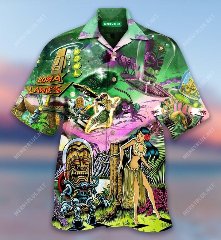 I Left My Heart In Hawaii Tiki Aloha Hawaiian Shirt Colorful Short Sleeve Summer Beach Casual Shirt For Men And Women