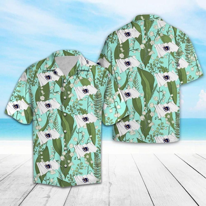 Massachusetts Mayflower Aloha Hawaiian Shirt Colorful Short Sleeve Summer Beach Casual Shirt For Men And Women