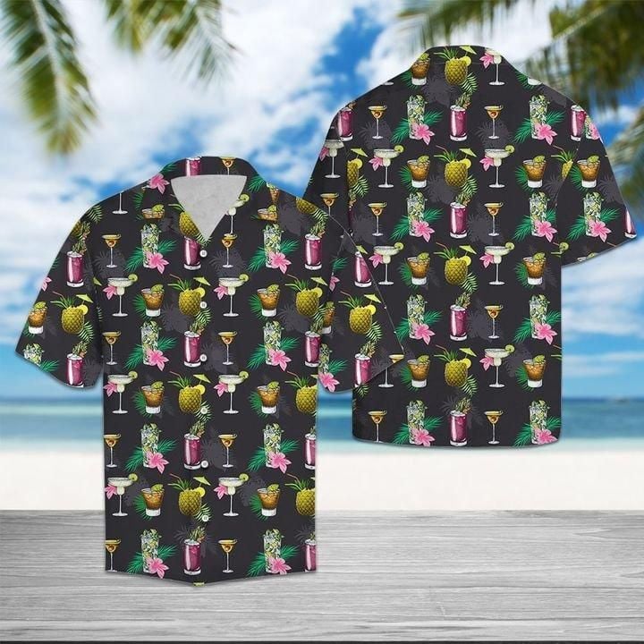 Margarita Summer Aloha Hawaiian Shirt Colorful Short Sleeve Summer Beach Casual Shirt For Men And Women