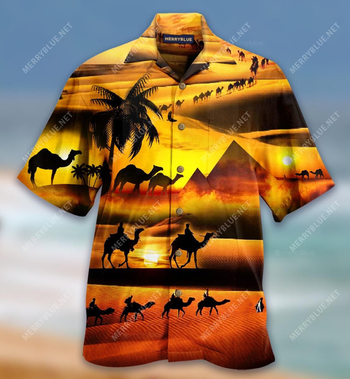 The Desert Is Under The Sunlight Aloha Hawaiian Shirt Colorful Short Sleeve Summer Beach Casual Shirt For Men And Women