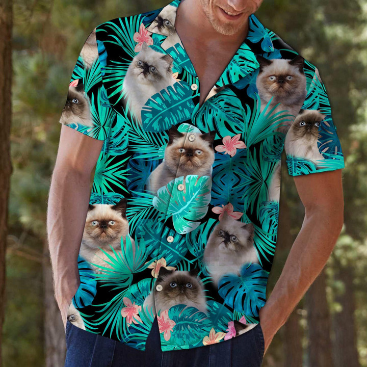 Tropical Himalayan Aloha Hawaiian Shirt Colorful Short Sleeve Summer Beach Casual Shirt For Men And Women