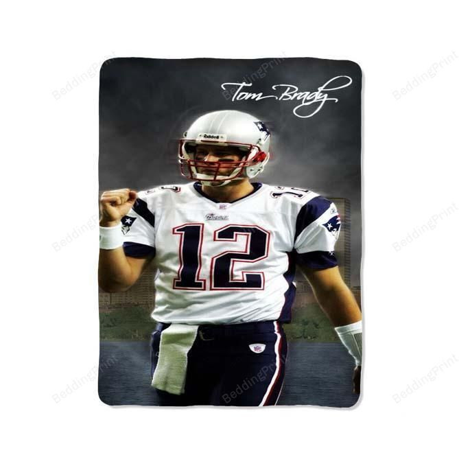New England Patriots Tom Brady Fleece Blanket