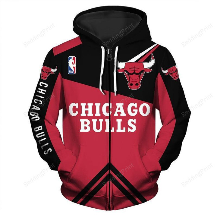 Chicago Bulls NBA Team 3D All Over Print Hoodie, Zip-up Hoodie