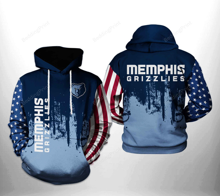 Memphis Grizzlies NBA Team US 3D All Over Print Hoodie, Zip-up Hoodie