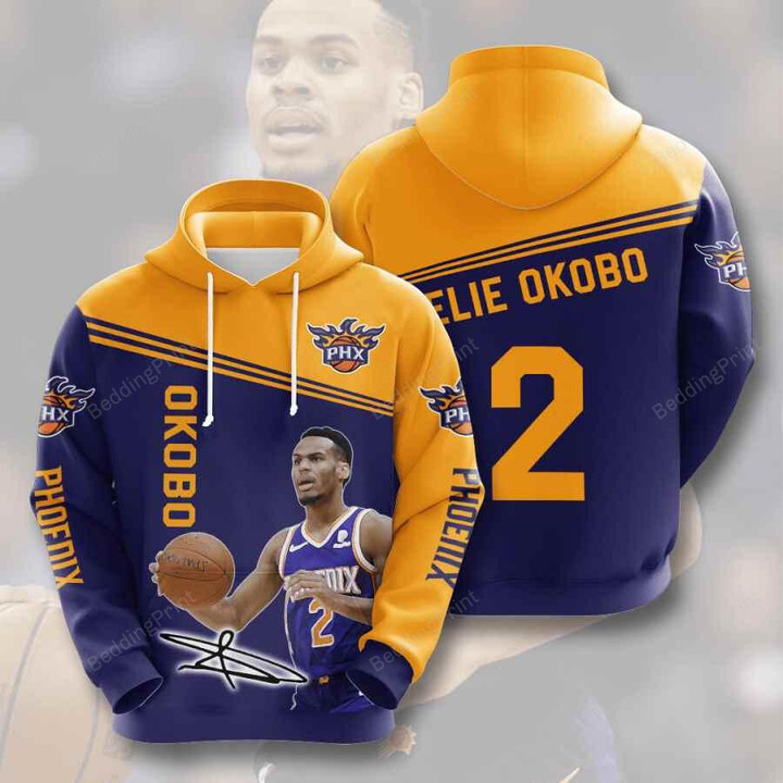 Sports Basketball Nba Phoenix Suns Lie Okobo  3D All Over Print Hoodie, Zip-up Hoodie