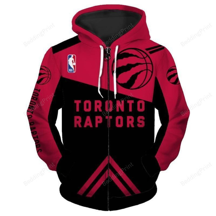 Toronto Raptors NBA 3D All Over Printed Hoodie, Zip- Up Hoodie