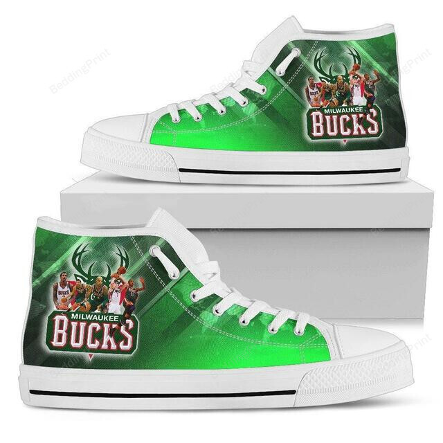 Milwaukee Bucks Nba High Top Shoes