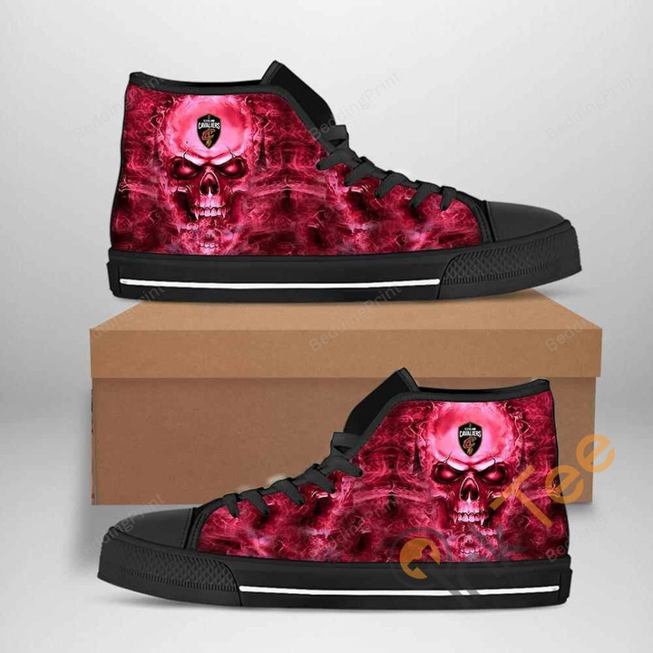 Cleveland Cavaliers Nba Basketball High Top Shoes