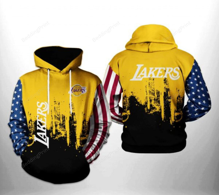 Los Angeles Lakers NBA 3D All Over Print Hoodie, Zip-up Hoodie
