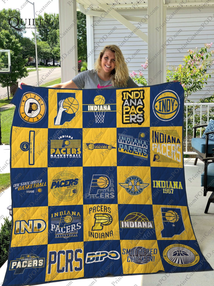 Indiana Pacers Quilt Blanket 02