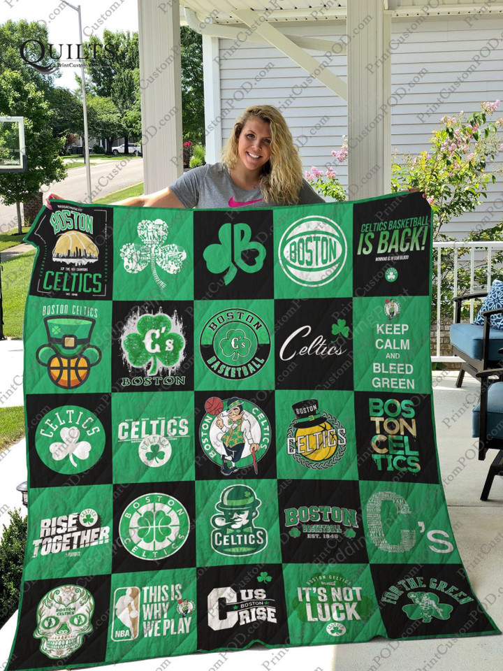 Boston Celtics Quilt Blanket 02