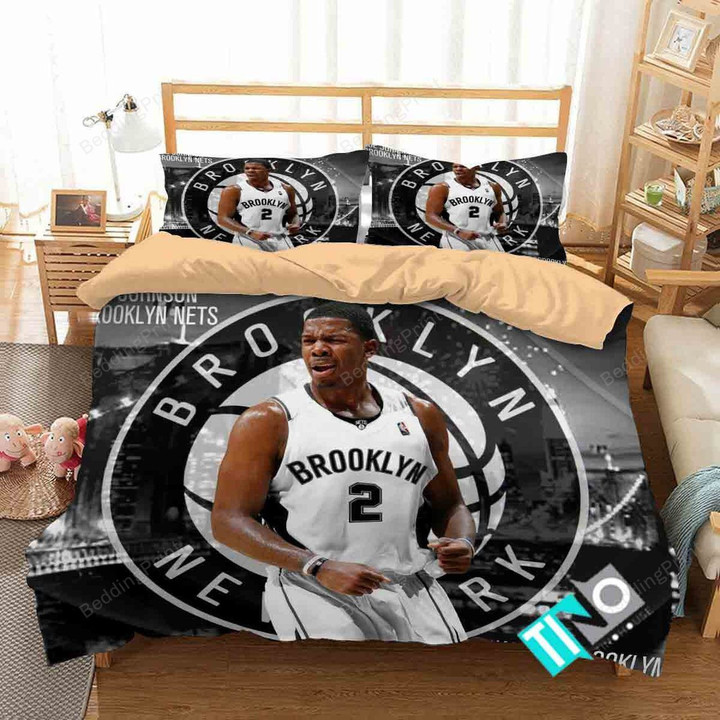 Nba Brooklyn Nets Player Logo Bedding Set (Duvet Cover & Pillow Cases)