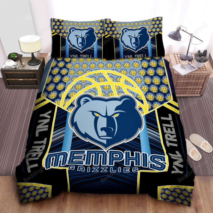 Custom Name Memphis Grizzlies Bedding Set