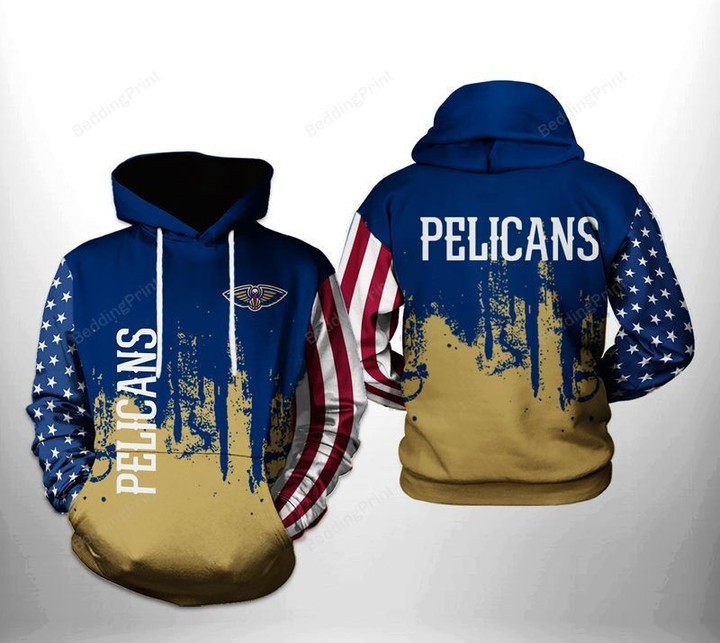 Nba � New Orleans Pelicans 3d Hoodie Style 08