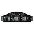 Faith Family Friends Wall Art