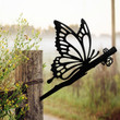 Butterfly Kisses Metal Art, Garden Signs