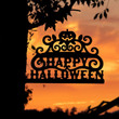 Happy Halloween Spooky Season Metal Art, Garden Signs