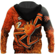 Alaska King Crab Zip Hoodie Crewneck Sweatshirt T-Shirt 3D All Over Print For Men And Women