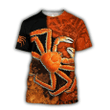 Alaska King Crab Zip Hoodie Crewneck Sweatshirt T-Shirt 3D All Over Print For Men And Women
