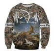 Dog Deer Hunting Zip Hoodie Crewneck Sweatshirt T-Shirt 3D All Over Print For Men And Women