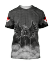 Knight Zip Hoodie Crewneck Sweatshirt T-Shirt 3D All Over Print For Men And Women