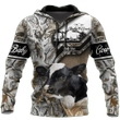 Cow Camouflage Cool Zip Hoodie Crewneck Sweatshirt T-Shirt 3D All Over Print For Men And Women