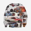 Car Zip Hoodie Crewneck Sweatshirt T-Shirt 3D All Over Print For Men And Women