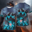 Cerberus Three Headed Dog Zip Hoodie Crewneck Sweatshirt T-Shirt 3D All Over Print For Men And Women