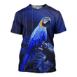 Parrot Zip Hoodie Crewneck Sweatshirt T-Shirt 3D All Over Print For Men And Women