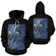 Viking Odin Jormungandr Mjolnir Zip Hoodie Crewneck Sweatshirt T-Shirt 3D All Over Print For Men And Women
