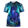 Dragon Art Zip Hoodie Crewneck Sweatshirt T-Shirt 3D All Over Print For Men And Women