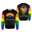 LGBT Zip Hoodie Crewneck Sweatshirt T-Shirt 3D All Over Print For Men And Women