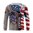I Love Hockey USA Zip Hoodie Crewneck Sweatshirt T-Shirt 3D All Over Print For Men And Women