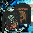 Hawaii Warrior Zip Hoodie Crewneck Sweatshirt T-Shirt 3D All Over Print For Men And Women