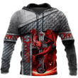 Red Dragon Tribal Tattoo Zip Hoodie Crewneck Sweatshirt T-Shirt 3D All Over Print For Men And Women