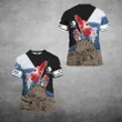 Chicken Art Zip Hoodie Crewneck Sweatshirt T-Shirt 3D All Over Print For Men And Women