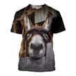 Donkey Zip Hoodie Crewneck Sweatshirt T-Shirt 3D All Over Print For Men And Women