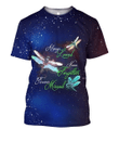 Dragonfly Zip Hoodie Crewneck Sweatshirt T-Shirt 3D All Over Print For Men And Women